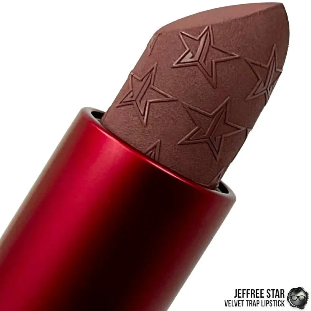 JEFFREE STAR COSMETICS VELVET TRAP LIPSTICK IN MOUSETRAP STUNNING GREY MAUVE NEW